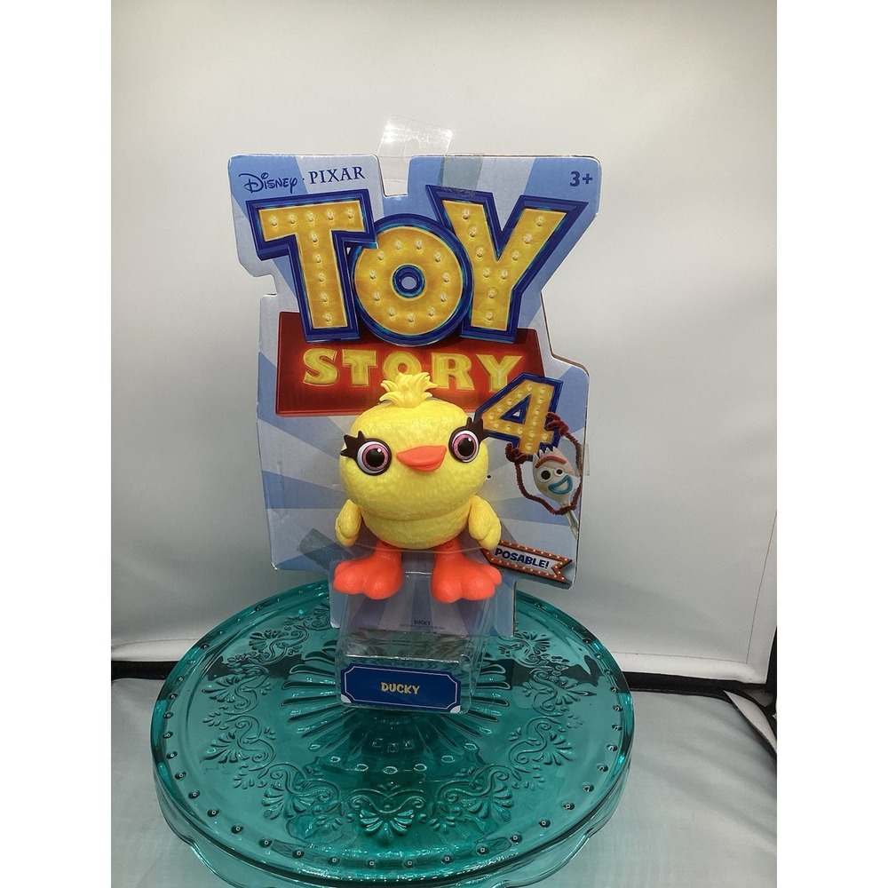 Disney Pixar Toy Story 4 Movie Ducky Character 5" Posable Toy Yellow Duck Figure